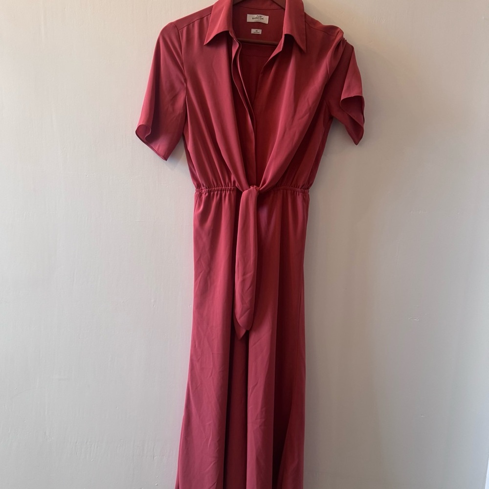 Aritzia Abbey Shortsleeve Dress Sold Out Online Button-Up Midi Dress XS